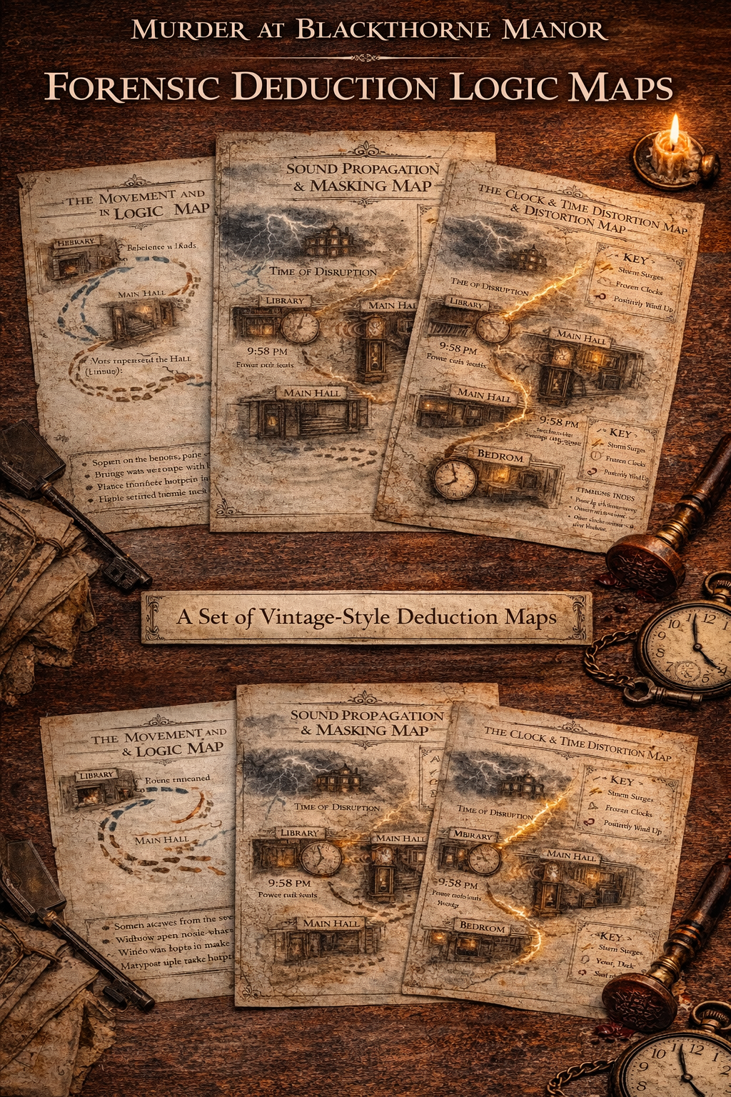 Murder at Blackthorne Manor Deluxe Digital Download Now